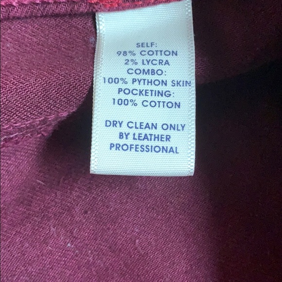 Python Rebecca Minkoff AUTHENTIC Jessica Jeans - Picture 7 of 8